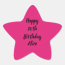Search for birthday stars stickers For her