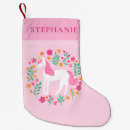 Search for unicorn christmas stockings Girly
