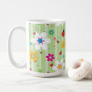 Search for striped flower mugs Cute