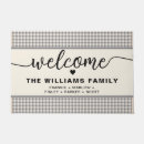Search for farmhouse doormats Plaid