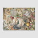 Search for vintage rooster tissue paper Farmhouse