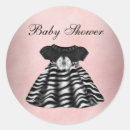 Search for pink zebra baby shower stickers Elegant