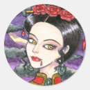 Search for gothic vampire stickers Halloween