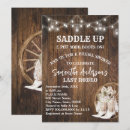 Search for cowgirl bridal shower invitations Last rodeo