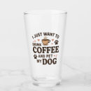 Search for dog dad beer glasses Black and white