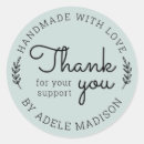 Search for love thank you stickers Homemade