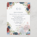 Search for patriotic wedding invitations Watercolor