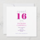 Search for square sweet 16 invitations Birthday
