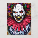 Search for scary creepy postcards Clown