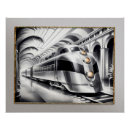 Search for train art deco posters Streamlined
