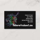 Search for horror business cards Creepy