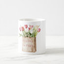 Search for red tulips mugs White