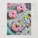 Search for doughnuts postcards Pink