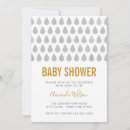 Search for raindrops baby shower invitations Yellow