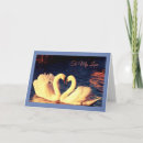 Search for romantic swan cards Pair of swans