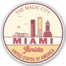 Search for florida travel stickers Retro vintage travel