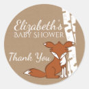 Search for white fox stickers Baby shower