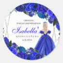 Search for royal blue floral stickers 15th birthday