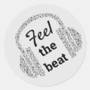 Search for headphone stickers Disc jockey