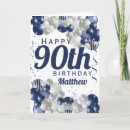 Search for father 90th birthday cards For him