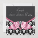 Search for damask sweet 16 invitations 16th birthday party