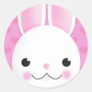 Search for bunny face stickers Illustration