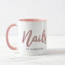Search for faux rose gold foil mugs Chic