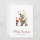 Search for bears christmas cards North pole