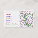 Search for disco business cards Colourful