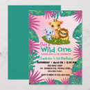 Search for giraffe 1st birthday invitations Zoo