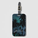 Search for palm tree luggage tags Elegant