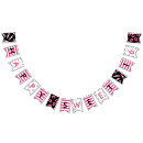 Search for black and white stripes bunting flags Polka dots