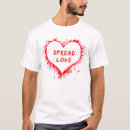 Search for spread love tshirts Heart