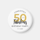 Search for 50th birthday magnets Fabulous 50