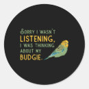 Search for budgerigar stickers Pet