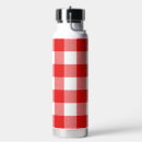 Search for buffalo plaid water bottles Red