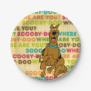 Search for kids cartoon show paper plates Scooby and the gang