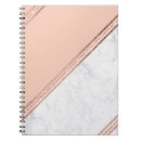 Search for rose gold stripes notebooks Geometric