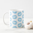 Search for lipstick kiss mugs Pattern of lips