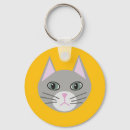Search for yellow cat key rings Kitty