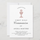 Search for catholic first communion invitations Elegant