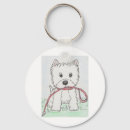 Search for west highland terrier key rings White