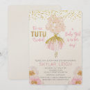 Search for ballet baby shower invitations Ballerina