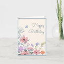 Search for pastel watercolor birthday cards Floral