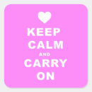Search for keep calm stickers Pink