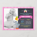 Search for chalk birthday invitations Girl