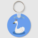 Search for white swans key rings Cute