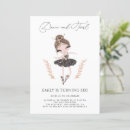 Search for brunette birthday invitations Ballet