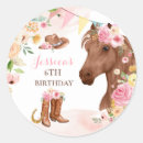 Search for pony birthday stickers Horse party