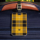 Search for tartan luggage tags Yellow